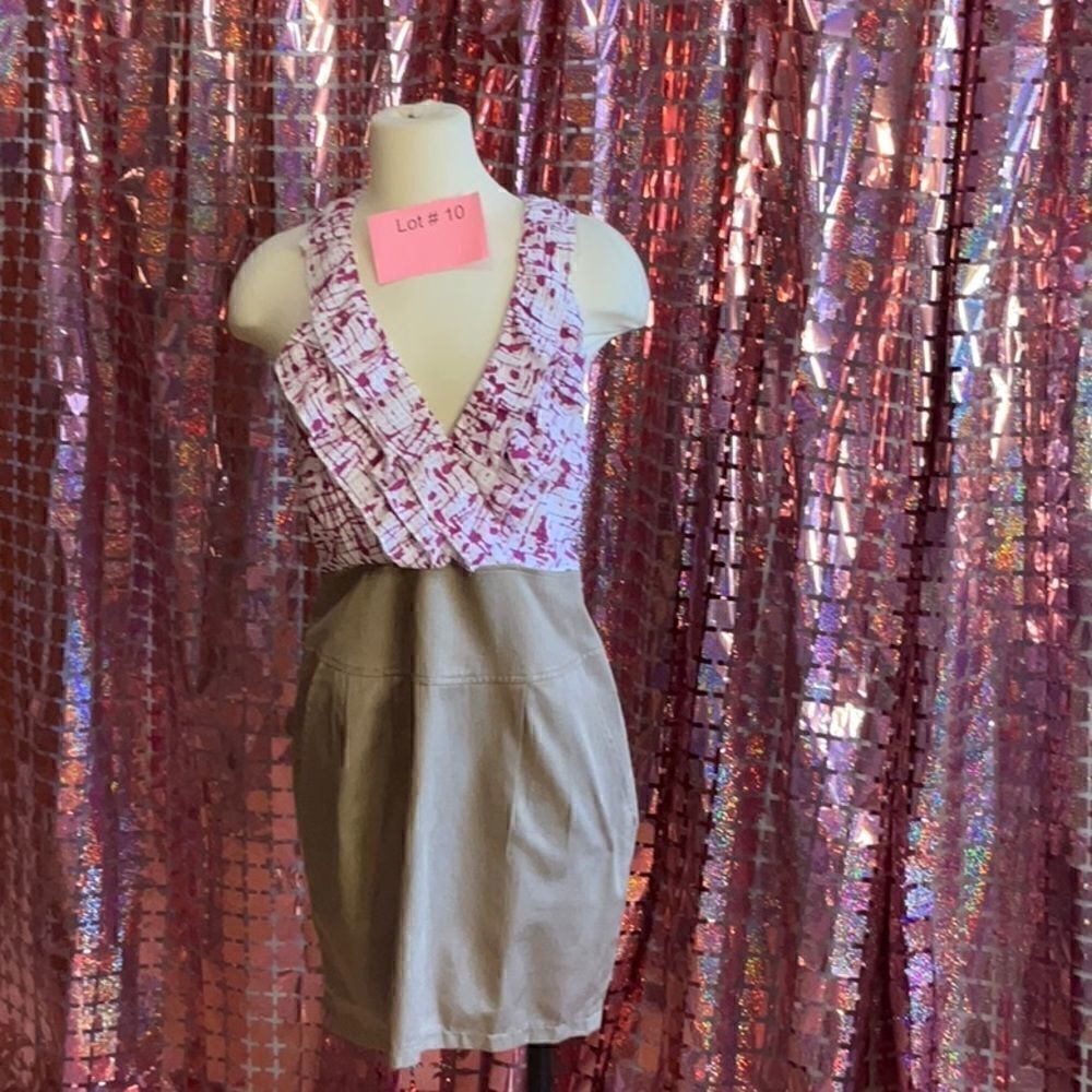 Two tone dress in size large by DAY & NIGHT